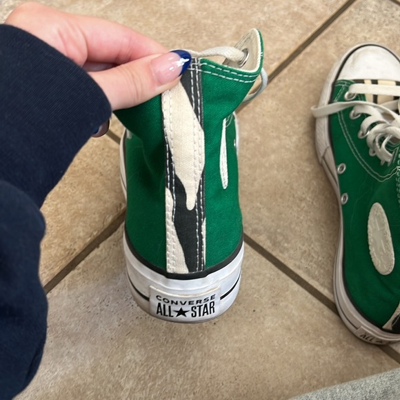 Platform green converse - Picture 3 of 4